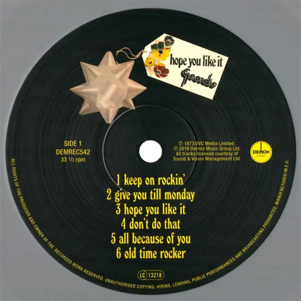 Geordie Hope You Like It LP