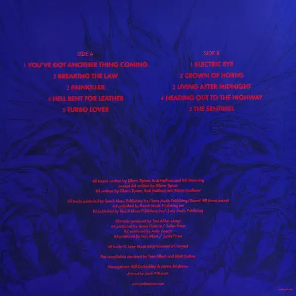 Judas Priest The Best Of Blue BioVinyl