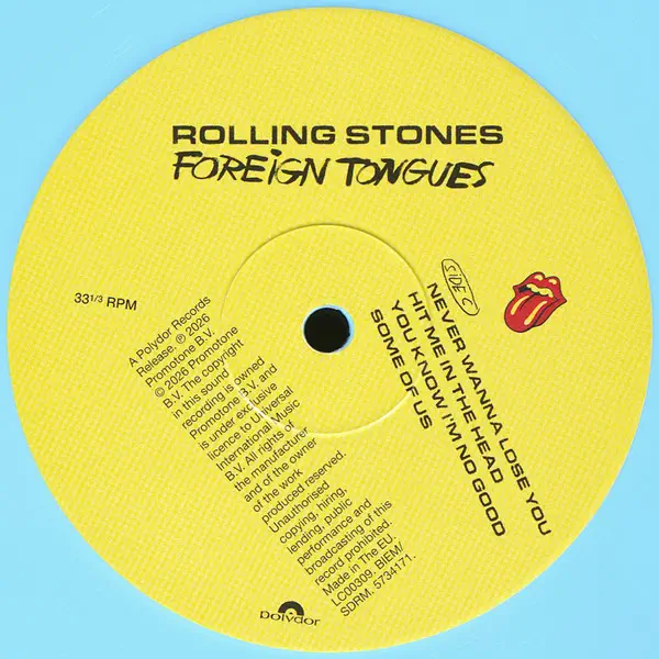 The Rolling Stones Foreign Tongues 2LP