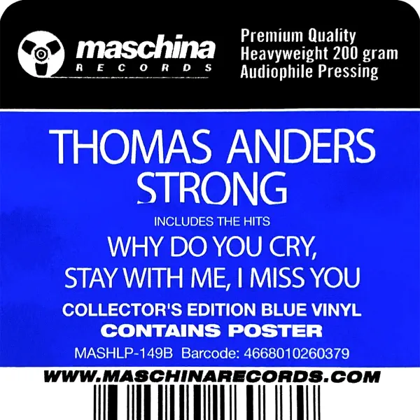 Vinilinė plokštelė Thomas Anders Strong