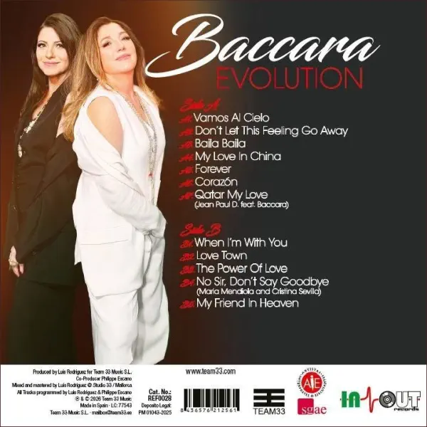 Baccara Evolution Red Vinyl