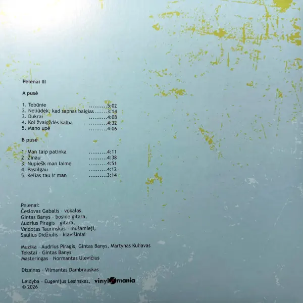 Pelenai III vinilinė plokštelė