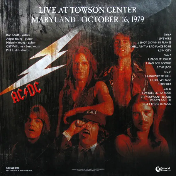 AC/DC Live At Towson Center Maryland