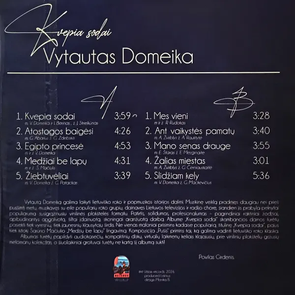 Vytautas Domeika Kvepia sodai